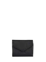 Porte-monnaie Foulonne Cuir Lancaster Noir foulonne pm 29