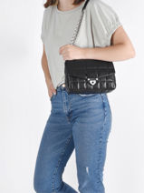 Cross Body Tas Soho Leder Michael kors Zwart soho F0S1SL3L-vue-porte