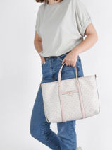 Handtas Beck Met Logoprint Michael kors Bruin beck T0GKNT1B-vue-porte