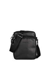 Sac Bandoulire Lancaster Noir soft vintage homme 10