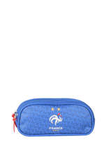 Trousse 2 Compartiments Federat. france football Bleu le coq 219X207D