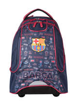 Sac  Dos  Roulettes Fc barcelone Bleu blason 203F204R