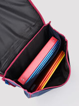 Boekentas 2 Compartimenten Fc barcelone Blauw blason 213F203S-vue-porte