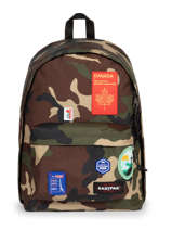 Sac A Dos 1 Compartiment Eastpak Noir patch it K767PATC