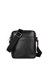 Sac Bandoulire Lancaster Noir soft vintage homme 24