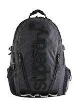 Sac  Dos 2 Compartiments Superdry Noir backpack men M91009MR