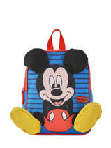 Sac  Dos Mini Mickey Mickey Bleu stripe MICNI03