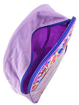 Sac  Dos Soy luna purple line 3LUNA-vue-porte