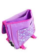 Cartable 2 Compartiments Violetta Violet this is me 724825-vue-porte