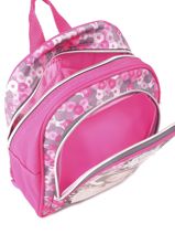 Sac  Dos 1 Compartiment Violetta Multicolore music PL10VI14-vue-porte