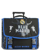 Cartable  Roulettes 2 Compartiments Real madrid Noir 1902 183R203R