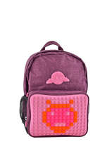 Sac  Dos Mini Eggman Violet silicone KIDEGGIS