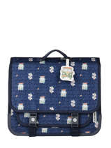 Cartable Paris L 2 Compartiments Jack piers Noir jp boys B