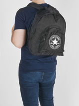 Sac A Dos 1 Compartiment Converse Noir basic 55CT-vue-porte