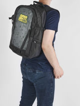 Sac à Dos 2 Compartiments Superdry Vert backpack men M91009MR-vue-porte
