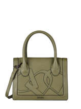 Handtas Alezan Leder Etrier Groen alezan EALE002M