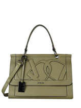 Handtas L Alezan Leder Etrier Groen alezan EALE001L