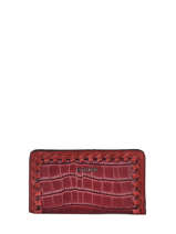 Porte-monnaie Cuir Etrier Rouge arizona EARI96