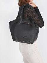 Sac Port paule Ecuyer Cuir Etrier Noir ecuyer EECU15-vue-porte