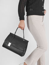 Sac Port Main Blazer Cuir Etrier Noir blazer EBLA001L-vue-porte