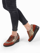 Patrizia sneakers uit leder-MEPHISTO-vue-porte