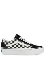 Checkerboard Old Skool Platform Sneakers Vans Zwart accessoires 3B3UHRK1