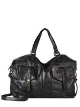 Sac Shopping Dewashed Cuir Milano Noir dewashed DE21062