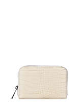 Compacte Portefeuille Croco Leder Milano Beige croco CR19043N