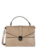 Handtas Croco Leder Milano Beige croco CR19061N