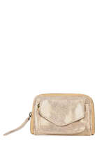 Portemonnee Naina Leder Pieces Bruin naina 17117178