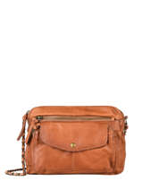Cross Body Tas Liv Leder Pieces Bruin liv 17112352