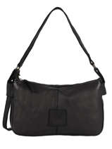 Sac Bandoulire Heritage Cuir Biba Noir heritage BT18