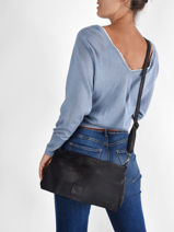 Sac Bandoulire Heritage Cuir Biba Marron heritage BT5-vue-porte