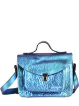 Sac Bandoulire Mademoiselle George Scarabee Cuir Paul marius Multicolore scarabee GEORGSCA