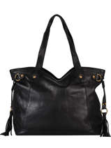 Sac Port paule Cow Cuir Basilic pepper Noir cow 155N