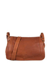 Cross Body Tas Cow Leder Basilic pepper Bruin cow BCOW15