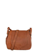 Cross Body Tas Cow Leder Basilic pepper Bruin cow BCOW18