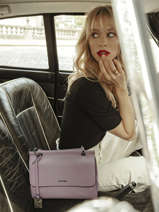 Sac Bandoulire Blazer Cuir Etrier Violet blazer EBLA001M