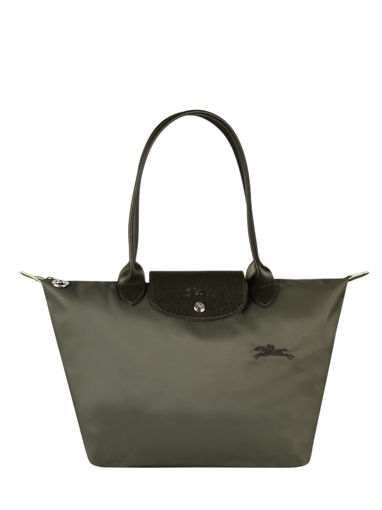 Longchamp Le pliage green Schoudertas Bruin