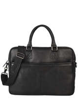 Porte Documents Cuir Antique Avery + Pc 15.6" Burkely Noir antique avery 740956