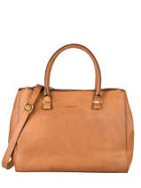 Sac Port Main Wieske Cuir Burkely Marron vintage 22