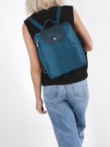 Longchamp Le pliage green Sac  dos Jaune-vue-porte