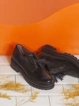 Derby veterschoenen uit leder-MJUS