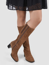 Bottes  talon en cuir-GABOR-vue-porte