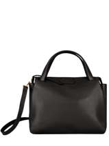 Handtas Dune Leder Lancaster Zwart dune 68