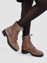 Bottines en cuir en cuir-GABOR-vue-porte