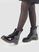 Boots 1460 bex vernis en cuir-DR MARTENS-vue-porte