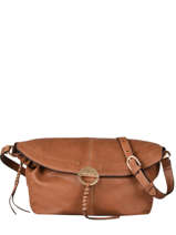 Sac Port paule Othilia Cuir Vanessa bruno Marron hobo 33V40811