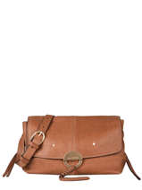 Cross Body Tas Othilia In Glad Leder Vanessa bruno Bruin othilia 33V40813