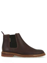 Chelsea Boots Pasko Uit Leder Mephisto Bruin men VG710505